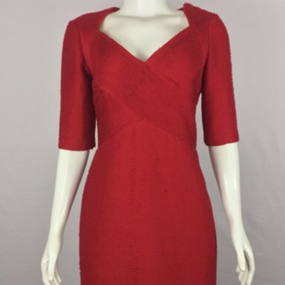 Maggy London Hot Red Dress - Picture 7 of 9